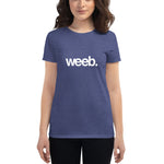 Weeb Women's short sleeve t-shirt (10 color options)