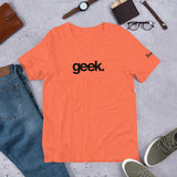 Geek Short-Sleeve Unisex T-Shirt (Black) (12 color options)