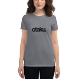 Otaku Women's short sleeve t-shirt (Black) (11 color options)