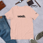 Weeb Unisex T-Shirt (Black) (10 color options)