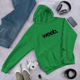 Weeb Unisex Hoodie (Black) (8 color options)