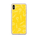 Yellow Punctuation iPhone Case
