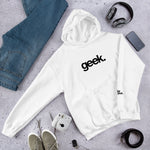 Geek Unisex Hoodie (Black) (8 color options)