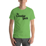 The Creative Geek Official tee! (Black Letters)