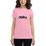 Otaku Women's short sleeve t-shirt (Black) (11 color options)