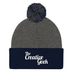 The Creative Geek Pom Pom Knit Cap