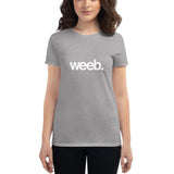 Weeb Women's short sleeve t-shirt (10 color options)